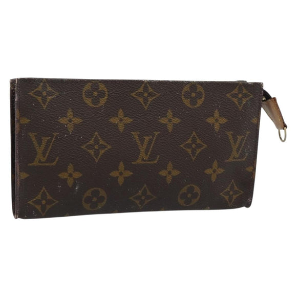 LOUIS VUITTON Monogram Bucket GM Accessory Pouch LV Auth 185528