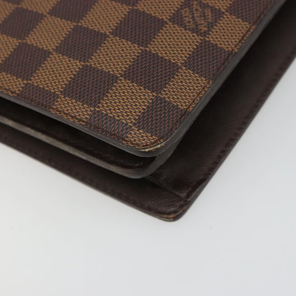 LOUIS VUITTON Damier Ebene Kurcell Shoulder Bag LV Auth 185530A