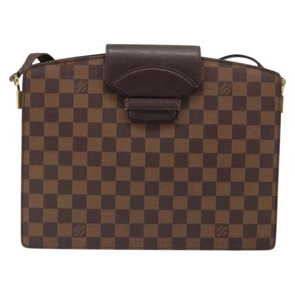 LOUIS VUITTON Damier Ebene Kurcell Shoulder Bag LV Auth 185530A
