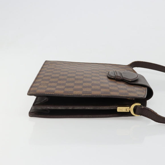 LOUIS VUITTON Damier Ebene Kurcell Shoulder Bag LV Auth 185530A