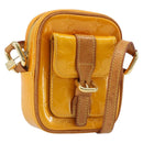 LOUIS VUITTON Monogram Vernis Christie PM Shoulder Bag Jaune M91110 Auth 185531-1