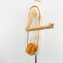 LOUIS VUITTON Monogram Vernis Christie PM Shoulder Bag Jaune M91110 Auth 185531-24