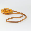LOUIS VUITTON Monogram Vernis Christie PM Shoulder Bag Jaune M91110 Auth 185531-7