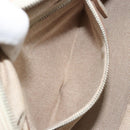 Christian Dior Panarea Hand Bag Canvas Ivory Silver Auth 185536A-20