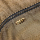 FENDI Zucca Canvas Vanity Hand Bag Black Brown Auth 185538-17