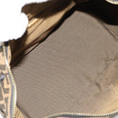 FENDI Zucca Canvas Vanity Hand Bag Black Brown Auth 185538-18