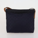 GUCCI GG Canvas Shoulder Bag 2 Set Beige Navy Auth 185541-11