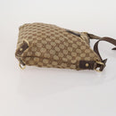 GUCCI GG Canvas Shoulder Bag 2 Set Beige Navy Auth 185541-4