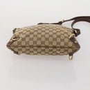 GUCCI GG Canvas Shoulder Bag 2 Set Beige Navy Auth 185541-7