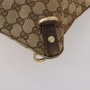 GUCCI GG Canvas Shoulder Bag 2 Set Beige Navy Auth 185541-8