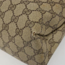 GUCCI GG Supreme Web Sherry Line Tote Bag PVC Beige Gold 39 02 091 Auth 185543-10