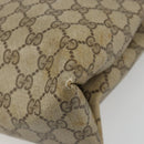 GUCCI GG Supreme Web Sherry Line Tote Bag PVC Beige Gold 39 02 091 Auth 185543-12
