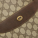 GUCCI GG Supreme Web Sherry Line Tote Bag PVC Beige Gold 39 02 091 Auth 185543-14