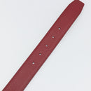 Salvatore Ferragamo Gancini Riem Leer 96cm Rood Goud Aut. 185545A-10