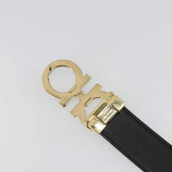 Salvatore Ferragamo Gancini Riem Leer 96cm Rood Goud Aut. 185545A