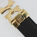 Salvatore Ferragamo Gancini Riem Leer 96cm Rood Goud Aut. 185545A-9