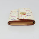 LOUIS VUITTON Multicolor Porte Monnaie Cozy Coin Purse White M60006 Auth 185546-4