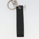 LOUIS VUITTON Monogram Shadow Key Holder Dragonne Black M01298 LV Auth 185547-10