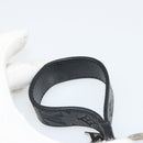 LOUIS VUITTON Monogram Shadow Key Holder Dragonne Black M01298 LV Auth 185547-11
