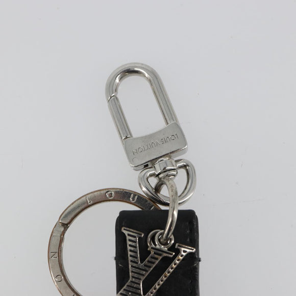 LOUIS VUITTON Monogram Shadow Key Holder Dragonne Black M01298 LV Auth 185547