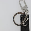 LOUIS VUITTON Monogram Shadow Key Holder Dragonne Black M01298 LV Auth 185547-3