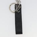 LOUIS VUITTON Monogram Shadow Key Holder Dragonne Black M01298 LV Auth 185547-5