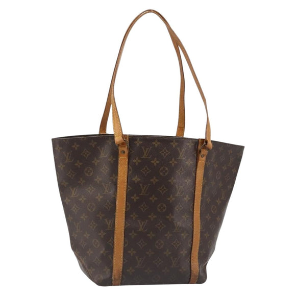 LOUIS VUITTON Monogram Sac Shopping Tote Bag M51108 LV Auth 185549