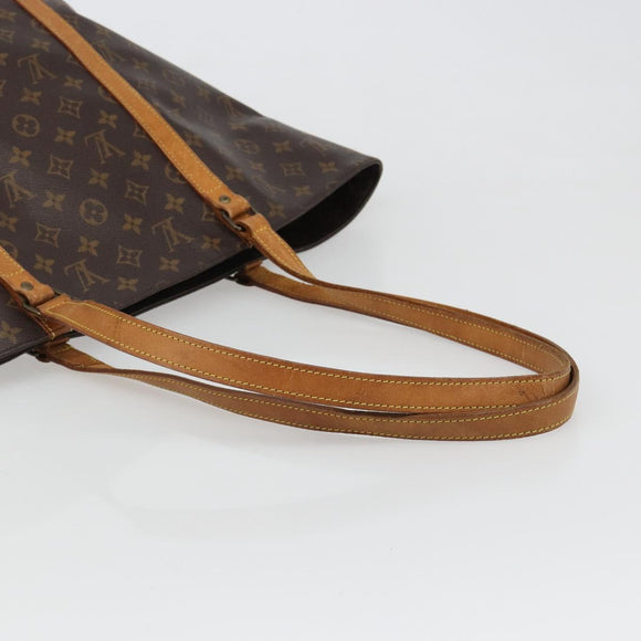 LOUIS VUITTON Monogram Sac Shopping Tote Bag M51108 LV Auth 185549