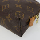 LOUIS VUITTON Monogram Pochette Cosmetic PM Pouch M43998 LV Auth 185552-15