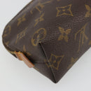 LOUIS VUITTON Monogram Pochette Cosmetic PM Pouch M43998 LV Auth 185552-16