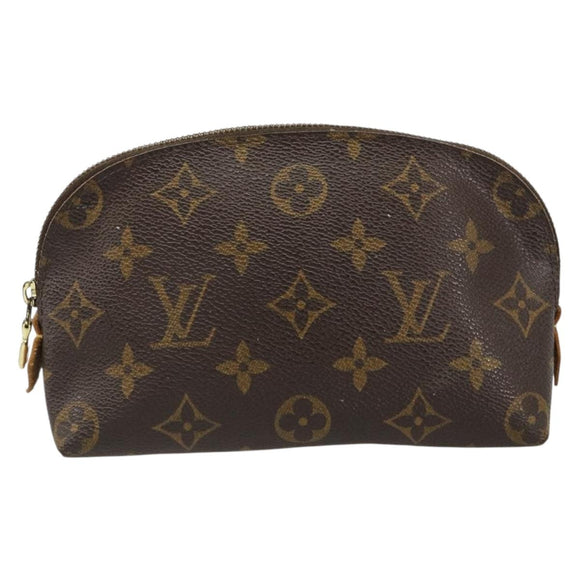 LOUIS VUITTON Monogram Pochette Cosmetic PM Pouch M43998 LV Auth 185552