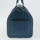 LOUIS VUITTON Epi Speedy 30 Hand Bag Toledo Blue M43005 LV Auth 185554-4