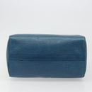 LOUIS VUITTON Epi Speedy 30 Hand Bag Toledo Blue M43005 LV Auth 185554-5