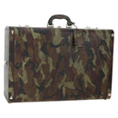 PRADA Trunk Saffiano leather Camouflage Auth 185558V-1