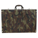 PRADA Trunk Saffiano leather Camouflage Auth 185558V-13