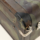 PRADA Trunk Saffiano leather Camouflage Auth 185558V-25
