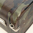 PRADA Trunk Saffiano leather Camouflage Auth 185558V-26