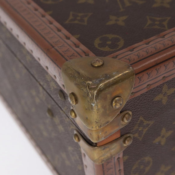 LOUIS VUITTON Monogram Alzer 55 Trunk M21229 LV Auth 185559A
