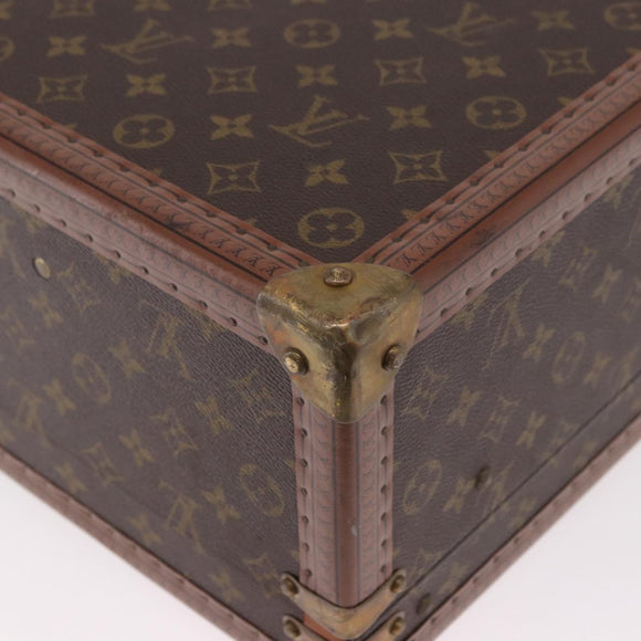 LOUIS VUITTON Monogram Alzer 55 Trunk M21229 LV Auth 185559A