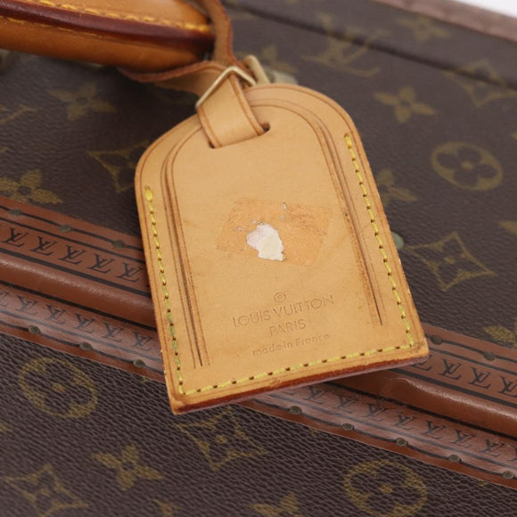 LOUIS VUITTON Monogram Alzer 55 Trunk M21229 LV Auth 185559A