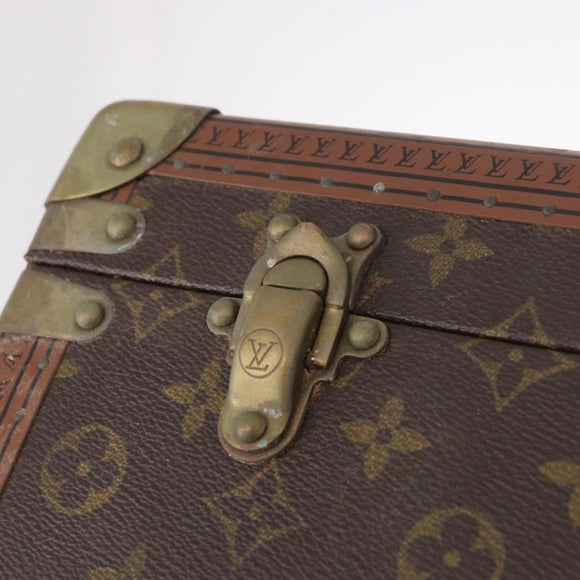LOUIS VUITTON Monogram Alzer 55 Trunk M21229 LV Auth 185559A
