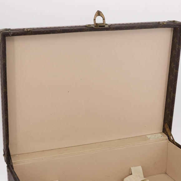LOUIS VUITTON Monogram Alzer 55 Trunk M21229 LV Auth 185559A