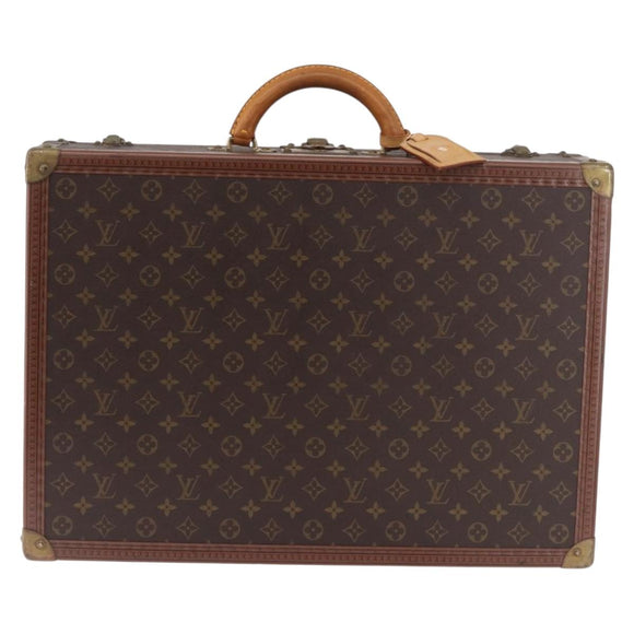 LOUIS VUITTON Monogram Alzer 55 Trunk M21229 LV Auth 185559A