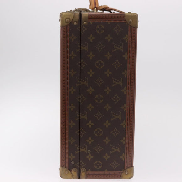 LOUIS VUITTON Monogram Alzer 55 Trunk M21229 LV Auth 185559A