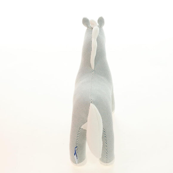 HERMES Cheval Honoré Epopé Stuffed Cotton Light Blue Auth 185562M