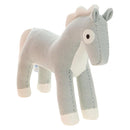 HERMES Cheval Honoré Epopé Stuffed Cotton Light Blue Auth 185562M-1