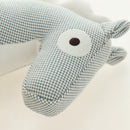 HERMES Cheval Honoré Epopé Stuffed Cotton Light Blue Auth 185562M-7