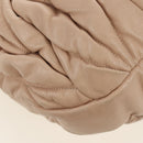 Miu Miu Matelasse Shoulder Bag Leather 2way Pink Gold Auth 185581M-19