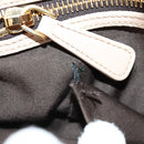 Miu Miu Matelasse Shoulder Bag Leather 2way Pink Gold Auth 185581M-38