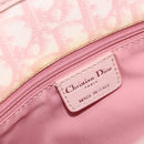 Christian Dior Trotter Canvas Chain Hand Bag PVC Pink Gold Auth 185587A-20